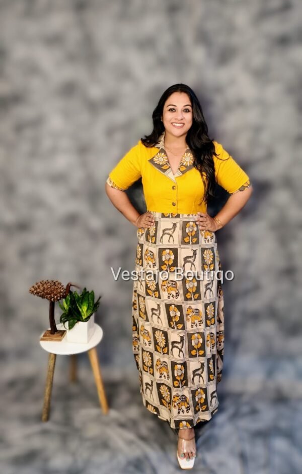 Sunfield Kalamkari Harmony Dress - Image 3