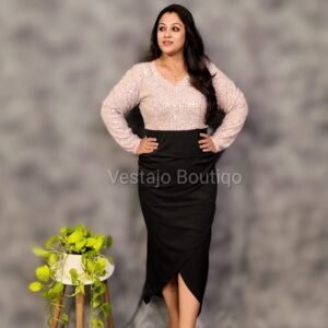 Blush Sparkle Elegance Dress