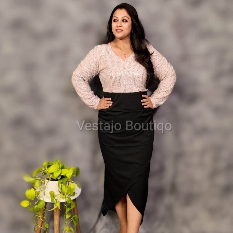 Blush Sparkle Elegance Dress